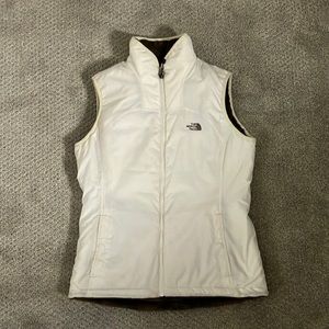 White The North Face Vest